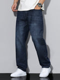 Indigo Straight Fit Jeans