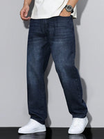 Indigo Straight Fit Jeans