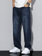 Indigo Straight Fit Jeans